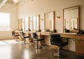 Salon styling stations